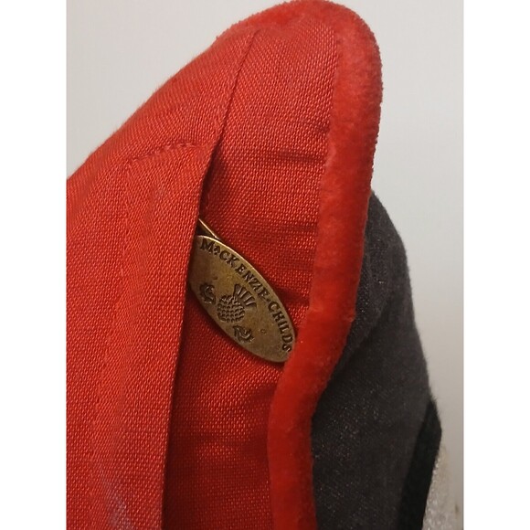 MacKenzie-Childs Farmhouse Holiday Truck Pillow Cotton/Linen Applique Embroidery - Picture 11 of 16